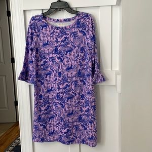 New w/o tags Girls Lilly Pulitzer dress size XL (12-14) in blue and purple print